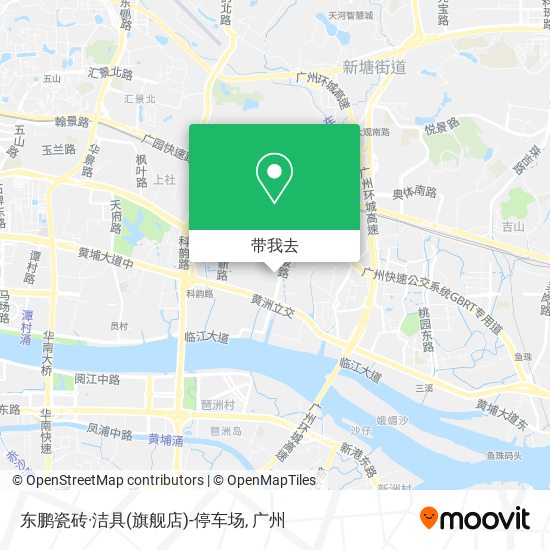 东鹏瓷砖·洁具(旗舰店)-停车场地图