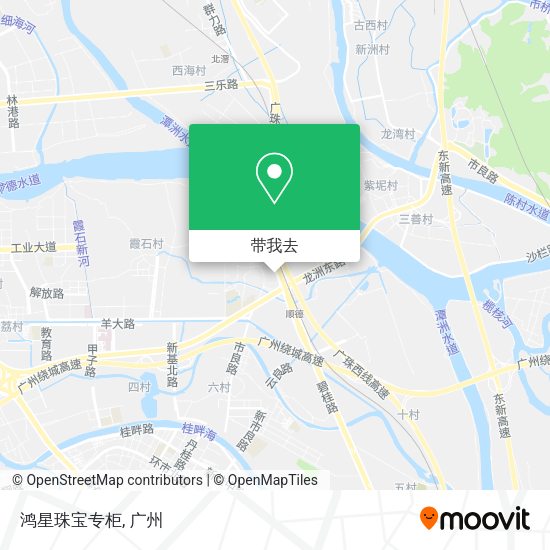 鸿星珠宝专柜地图