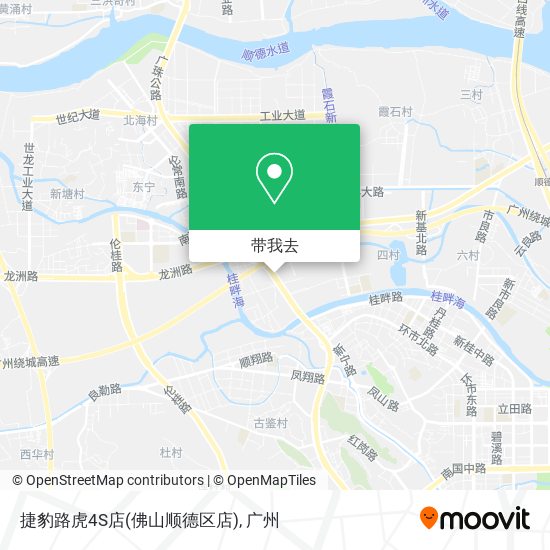 捷豹路虎4S店(佛山顺德区店)地图