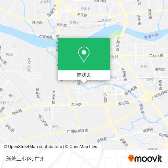 新塘工业区地图