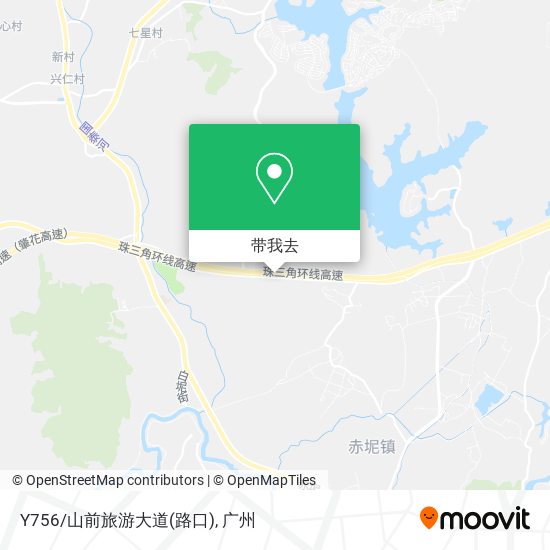 Y756/山前旅游大道(路口)地图
