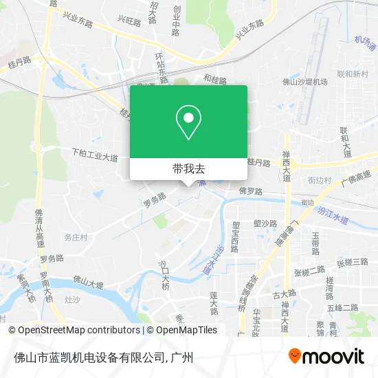 佛山市蓝凯机电设备有限公司地图