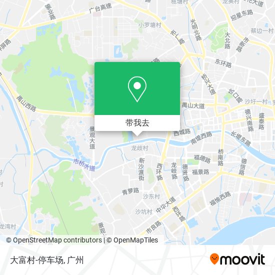 大富村-停车场地图