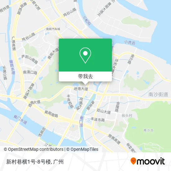 新村巷横1号-8号楼地图