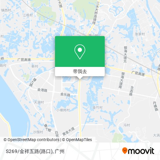 S269/金祥五路(路口)地图