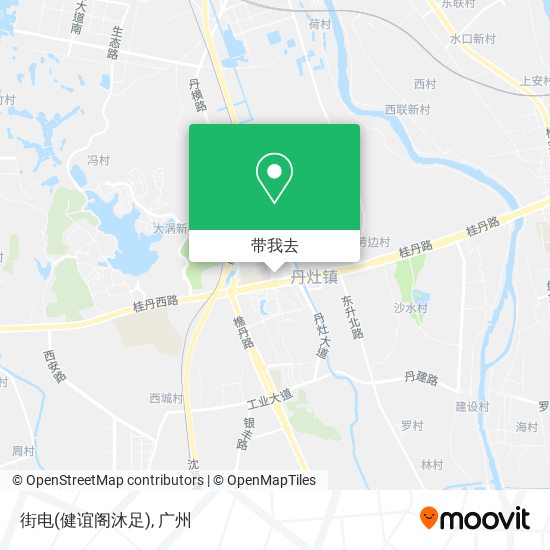 街电(健谊阁沐足)地图