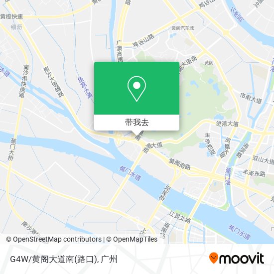 G4W/黄阁大道南(路口)地图