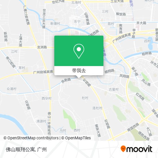佛山顺翔公寓地图