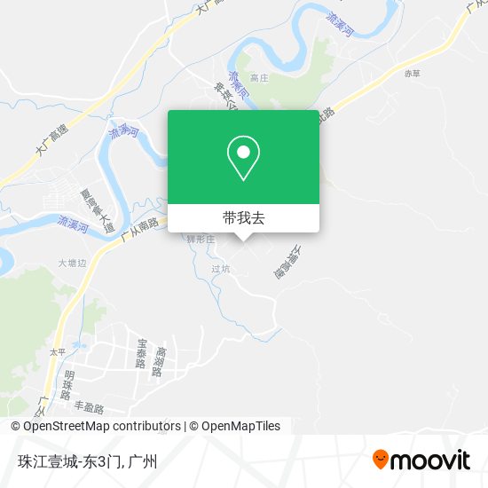 珠江壹城-东3门地图