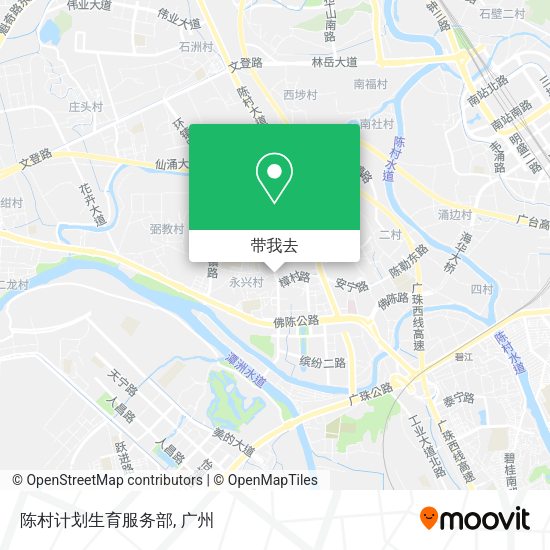 陈村计划生育服务部地图