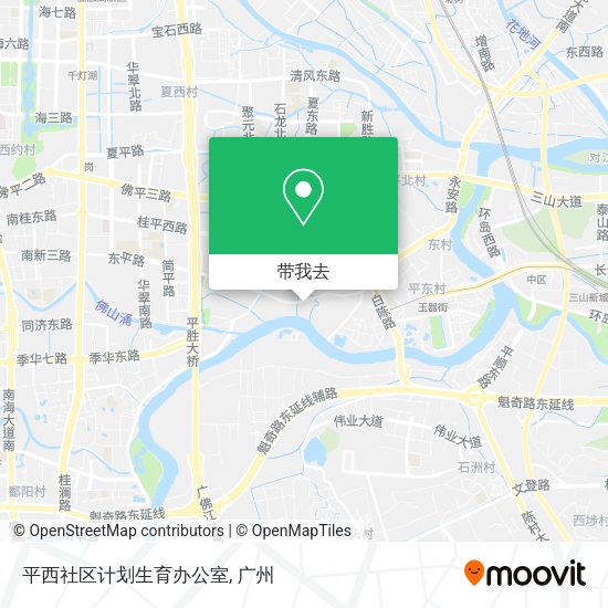 平西社区计划生育办公室地图