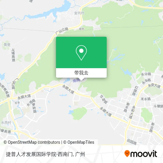捷普人才发展国际学院-西南门地图