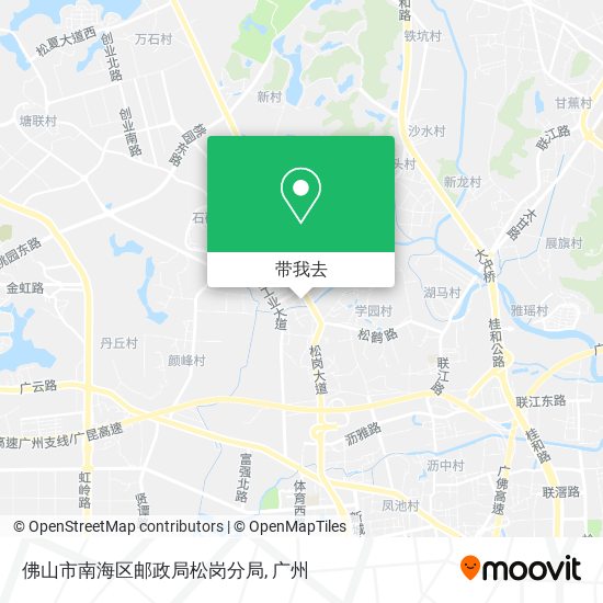 佛山市南海区邮政局松岗分局地图