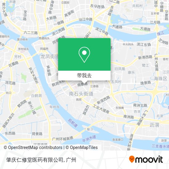 肇庆仁修堂医药有限公司地图