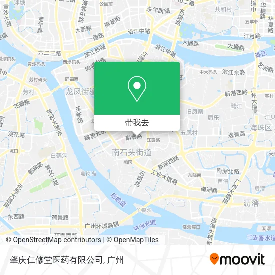 肇庆仁修堂医药有限公司地图