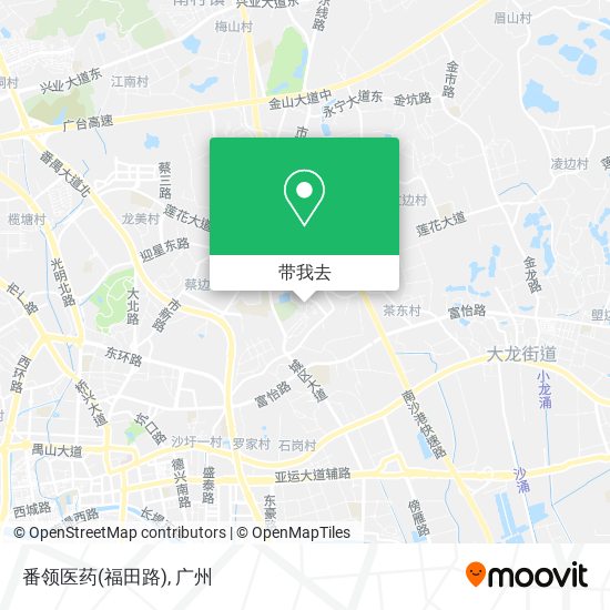 番领医药(福田路)地图