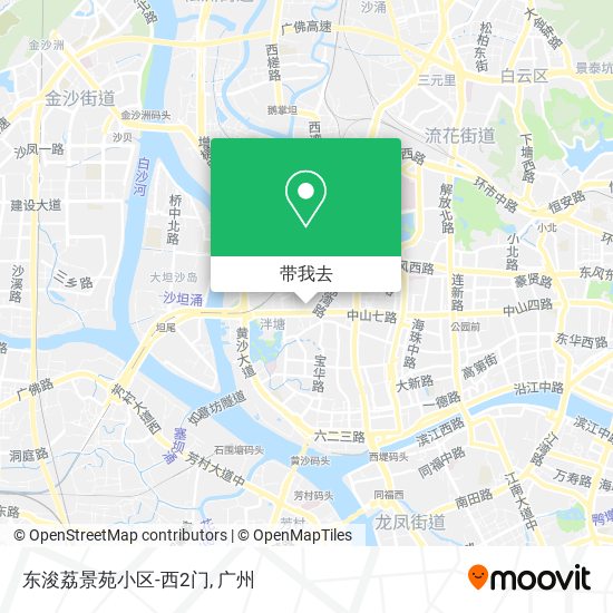 东浚荔景苑小区-西2门地图