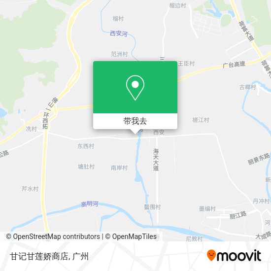 甘记甘莲娇商店地图