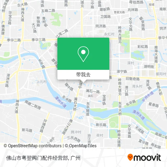 佛山市粤翌阀门配件经营部地图