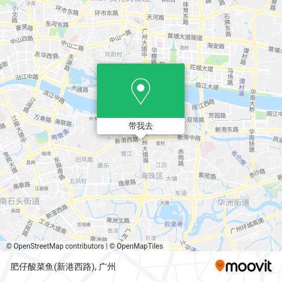 肥仔酸菜鱼(新港西路)地图