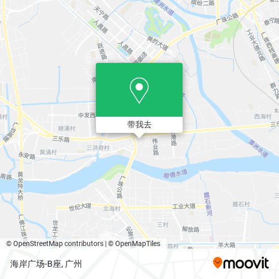海岸广场-B座地图