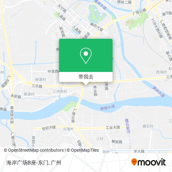海岸广场B座-东门地图