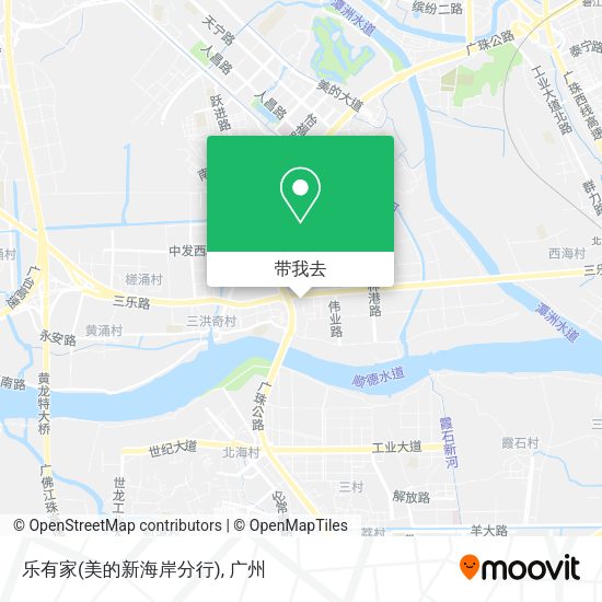 乐有家(美的新海岸分行)地图