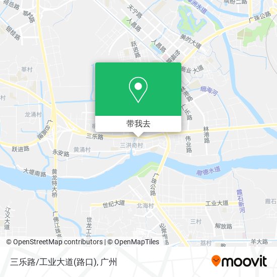 三乐路/工业大道(路口)地图