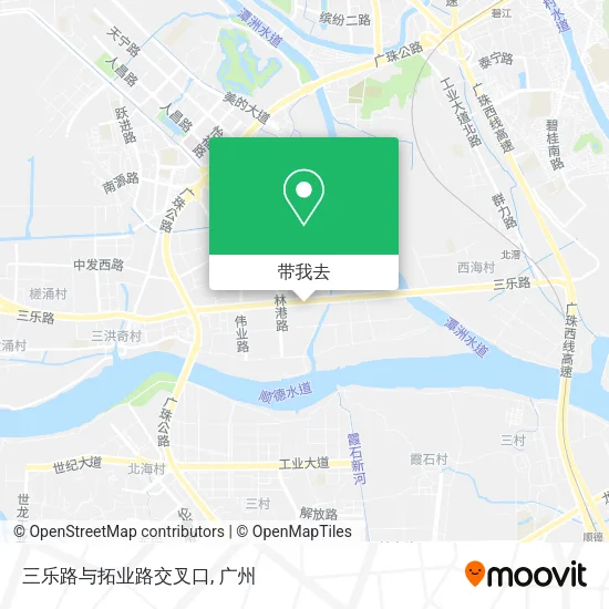 三乐路与拓业路交叉口地图