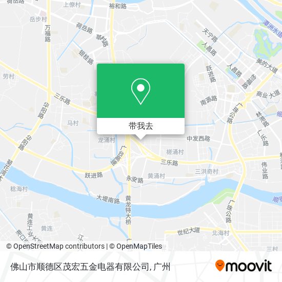 佛山市顺德区茂宏五金电器有限公司地图