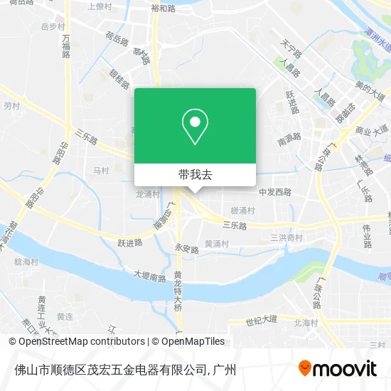 佛山市顺德区茂宏五金电器有限公司地图