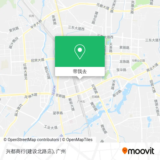 兴都商行(建设北路店)地图
