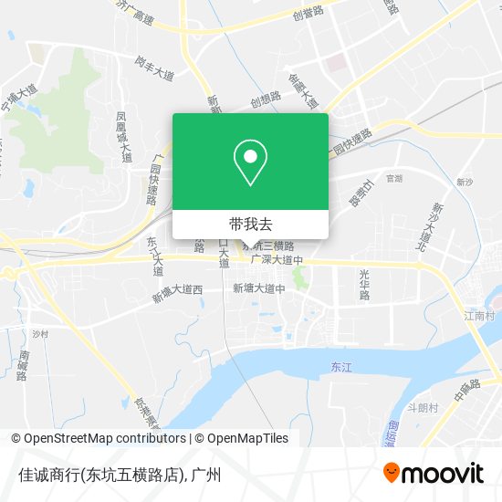 佳诚商行(东坑五横路店)地图