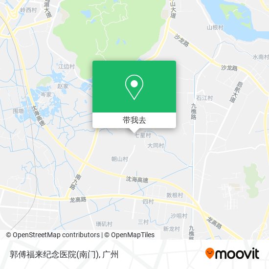 郭傅福来纪念医院(南门)地图
