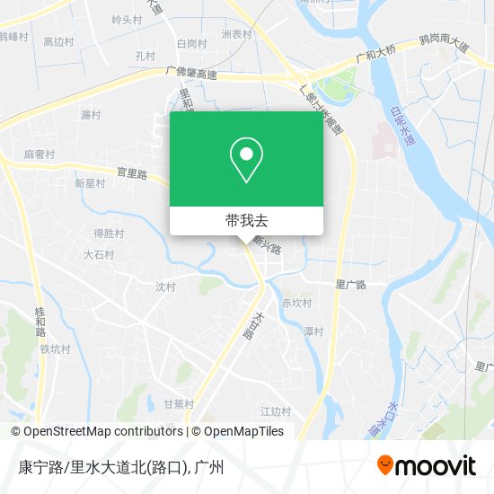 康宁路/里水大道北(路口)地图