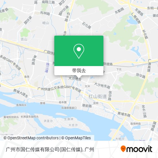 广州市国仁传媒有限公司地图