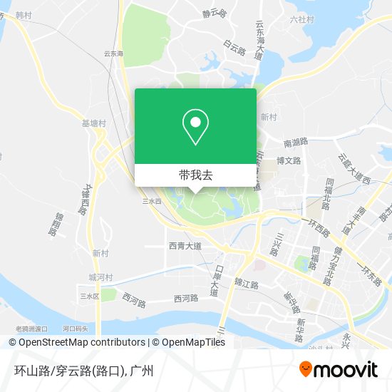 环山路/穿云路(路口)地图