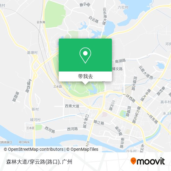 森林大道/穿云路(路口)地图