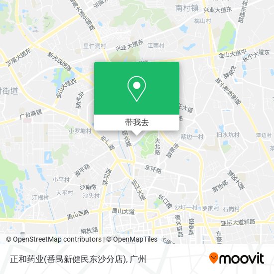 正和药业(番禺新健民东沙分店)地图