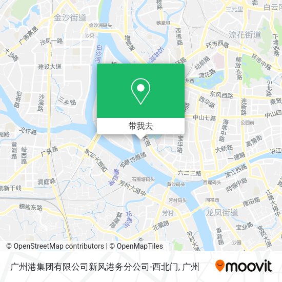 广州港集团有限公司新风港务分公司-西北门地图
