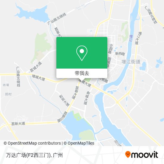 万达广场(F2西三门)地图
