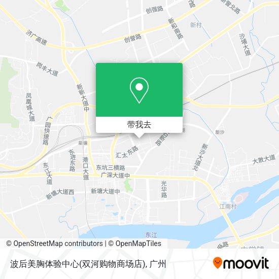 波后美胸体验中心(双河购物商场店)地图