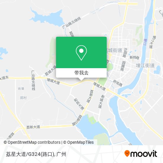 荔星大道/G324(路口)地图