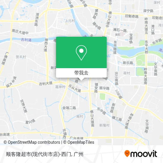 顺客隆超市(现代街市店)-西门地图