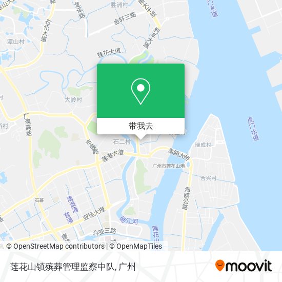 莲花山镇殡葬管理监察中队地图