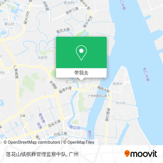 莲花山镇殡葬管理监察中队地图