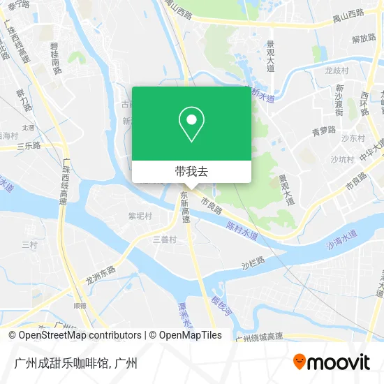 广州成甜乐咖啡馆地图