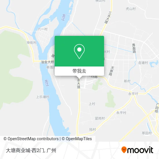 大塘商业城-西2门地图