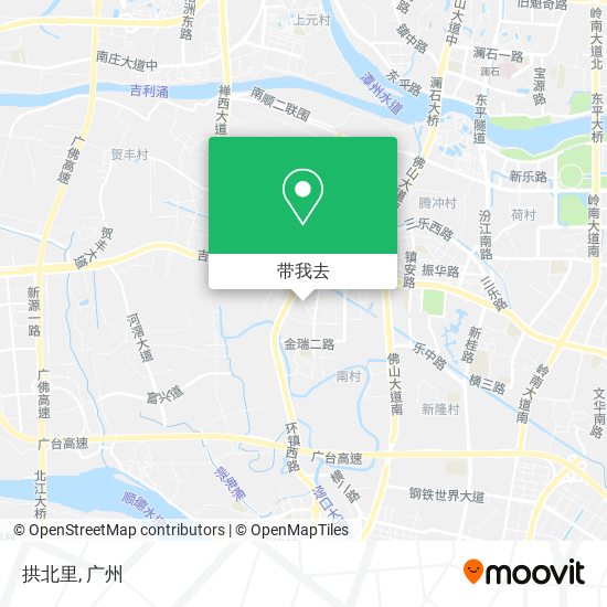 拱北里地图