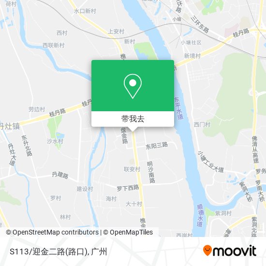 S113/迎金二路(路口)地图